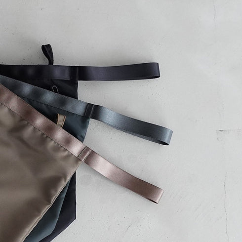 leaf shopping bucket _ no.2 / nylon twill